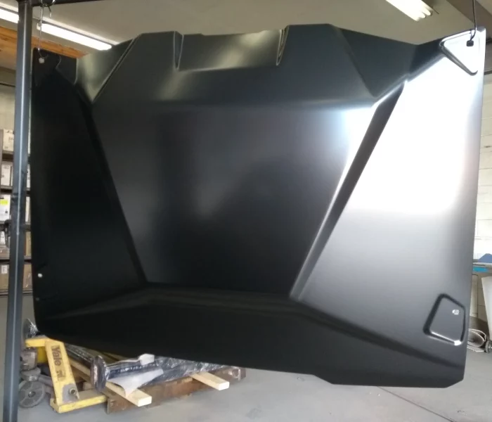 large black cover in flat black large black cover in flat black